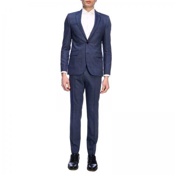 Hugo Boss Outlet: suit for man - Blue | Hugo Boss suit 18410215203 ...