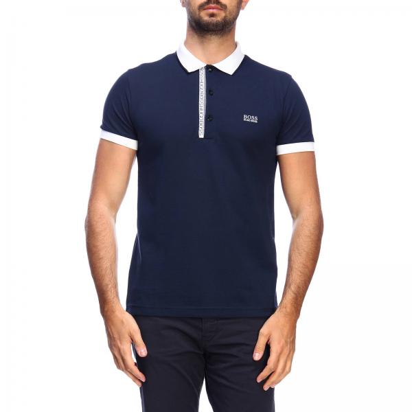 Hugo Boss Outlet: T-shirt man - Blue | Hugo Boss T-Shirt 410212875 ...