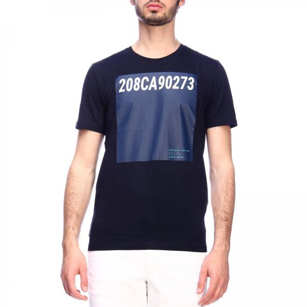 Hugo Boss Outlet: T-shirt men - Blue | T-Shirt Hugo Boss 11610136613 ...