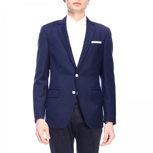 Hugo Boss Outlet: Jacket men | Jacket Hugo Boss Men Blue | Jacket Hugo ...