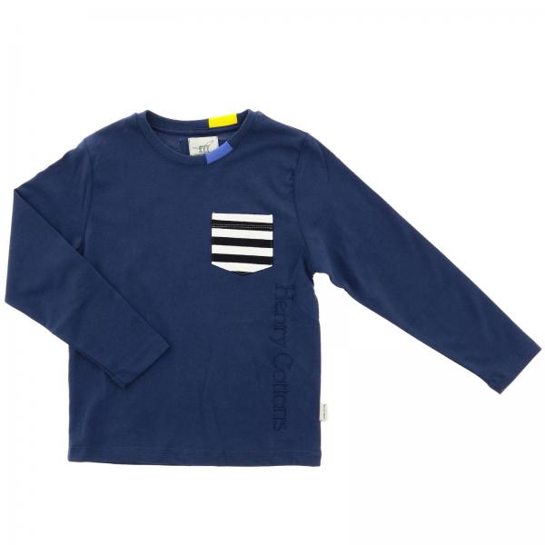 Henry Cotton's Outlet: t-shirt for boys - Blue | Henry Cotton's t-shirt ...