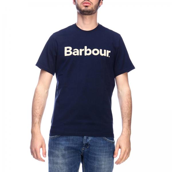 Barbour Outlet: T-shirt men - Blue | T-Shirt Barbour BATEE0375 GIGLIO.COM