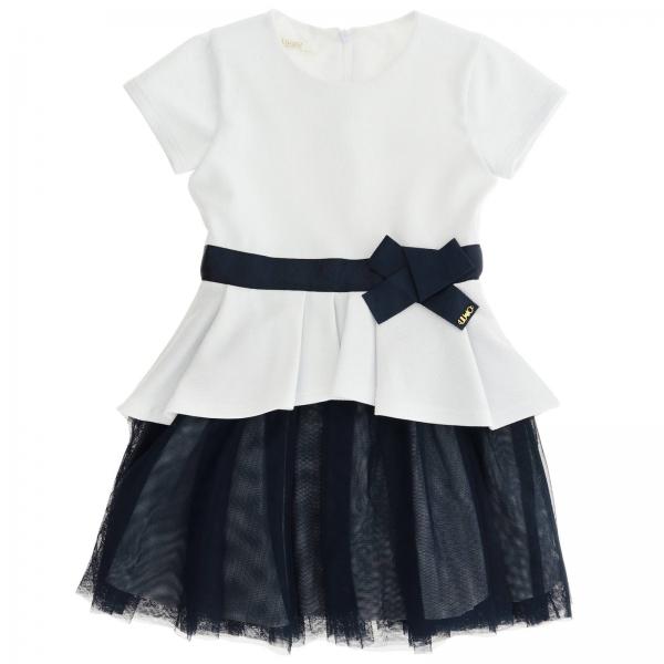 Liu Jo Outlet: Dress kids - White | Dress Liu Jo K19019 GIGLIO.COM