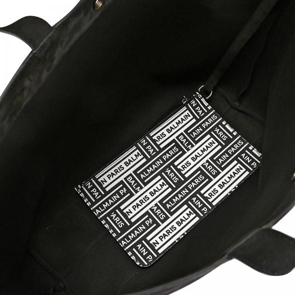 Balmain Outlet Tote bags women Tote Bags Balmain Women Black Tote Bags Balmain RN1S043TTMK