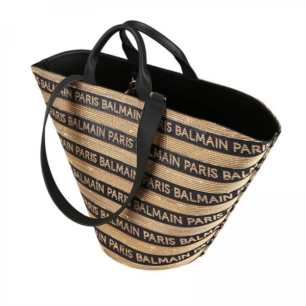 Balmain Outlet Tote bags women Tote Bags Balmain Women Beige Tote Bags Balmain RN1S040TRRG