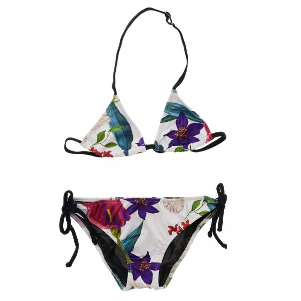 Costume HOLLY TROPICAL VIBES 01 MC2 Saint Barth a bikini con stampa floreale all over