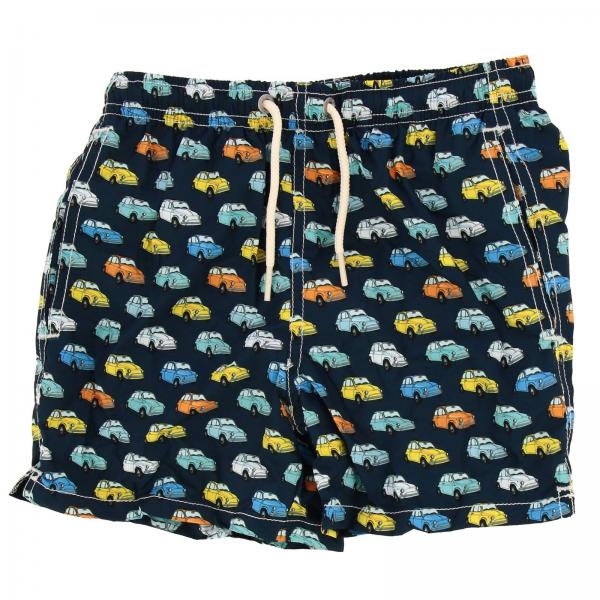 Costume JEAN LIGHTING QUICHE 61 MC2 Saint Barth a boxer con stampa di macchine all over