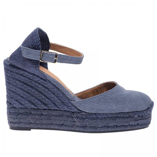 malo pala Perspectiva Castaner Outlet: wedge shoes for woman - Blue | Castaner wedge shoes CAROL  8ED SS19002 online on GIGLIO.COM