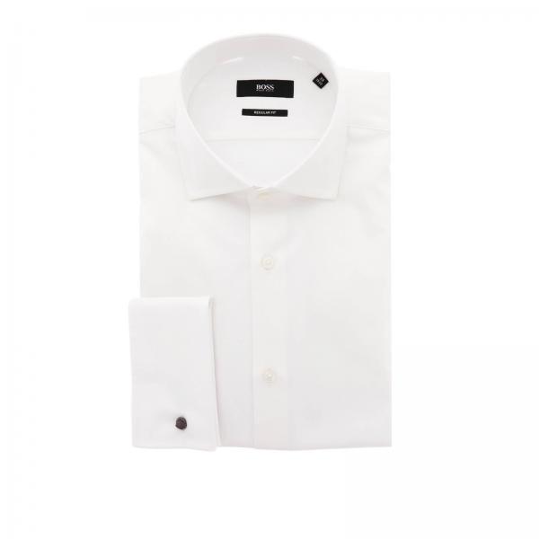 boss shirt white