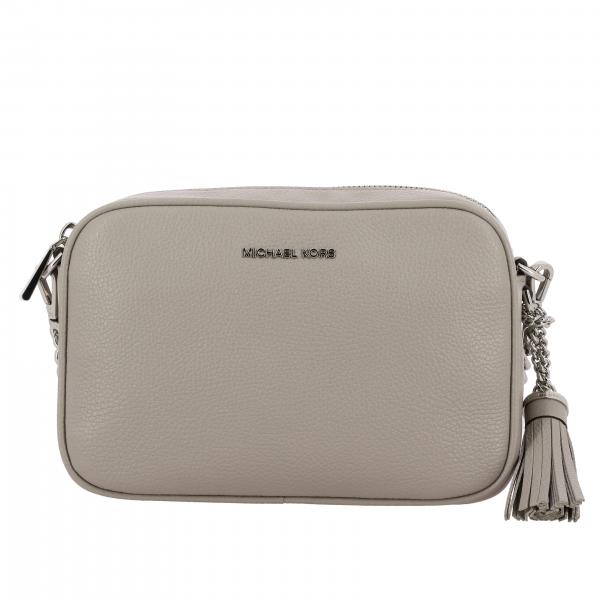 Michael Kors Outlet: Michael crossbody camera bag in textured leather ...