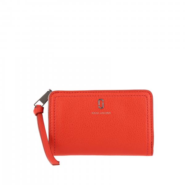 MARC JACOBS: wallet for woman - Red | Marc Jacobs wallet M0015120 ...