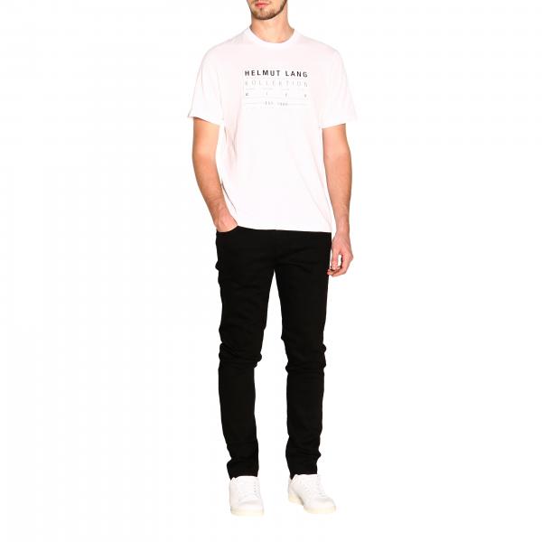 LangA Uomo Con J04hm513 Maniche Helmut Logo Corte shirt T l3TcFJK1