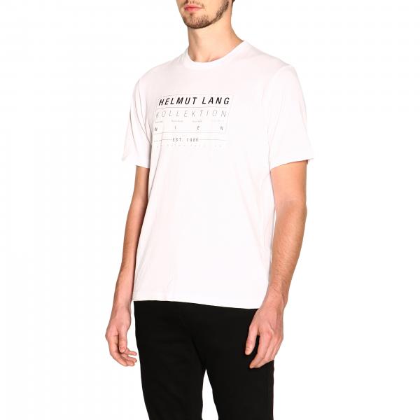 LangA Uomo Con J04hm513 Maniche Helmut Logo Corte shirt T l3TcFJK1
