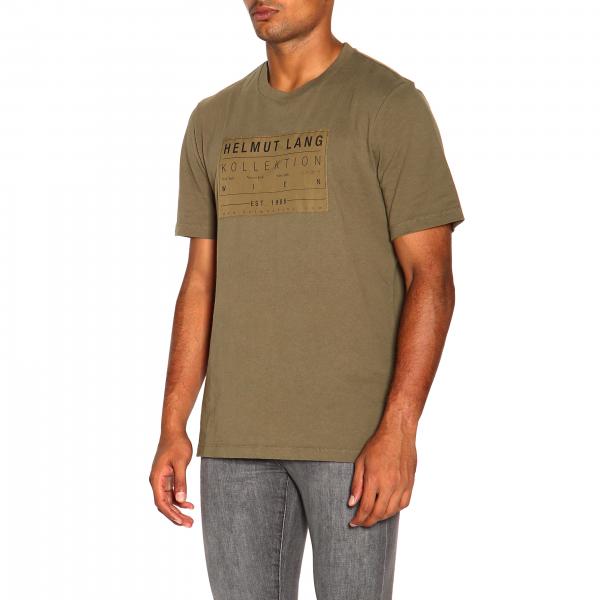 LangA Uomo Con J04hm513 Maniche Helmut Logo Corte shirt T l3TcFJK1