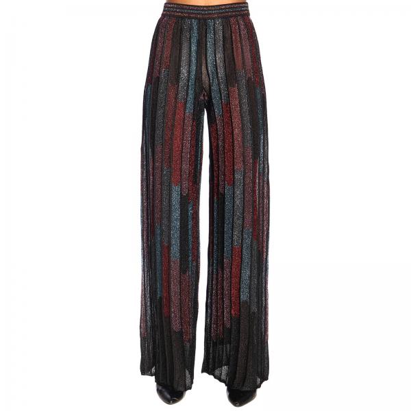 m-missoni-outlet-wide-trousers-in-band-lurex-knit-multicolor-pants