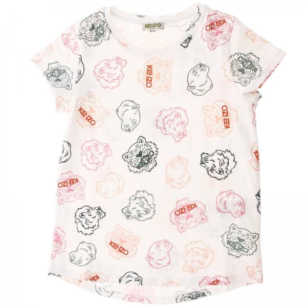 Kenzo Junior Outlet: short-sleeved T-shirt with maxi Tiger Kenzo Paris ...