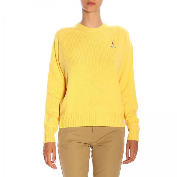 yellow ralph lauren crew neck