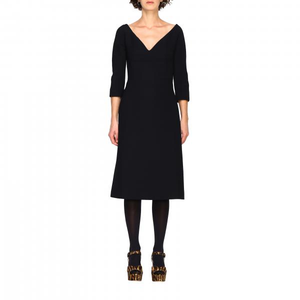 PRADA: Dress women - Black | Dress Prada P39B9 186 GIGLIO.COM