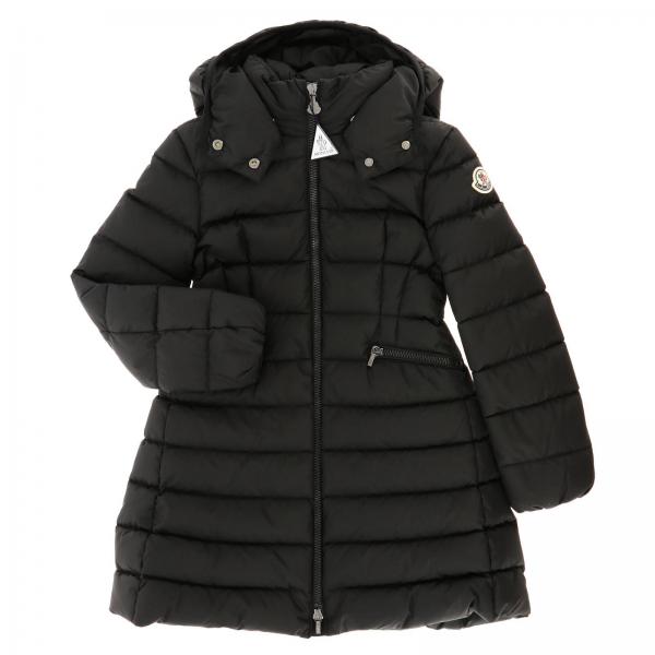 MONCLER: jacket for girls - Black | Moncler jacket 49906 54155 online ...