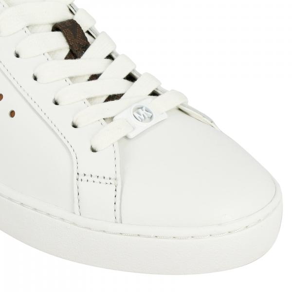 Pelle Sneakers In Donna 43s7irfs3l Michael Kors BiancoStringata Pk8XOnw0