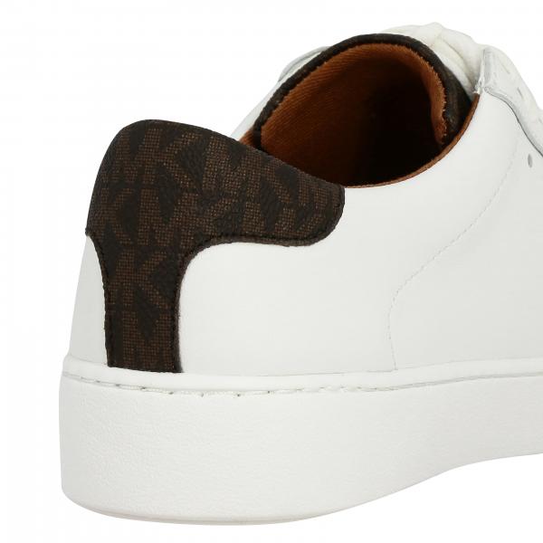 Pelle Sneakers In Donna 43s7irfs3l Michael Kors BiancoStringata Pk8XOnw0