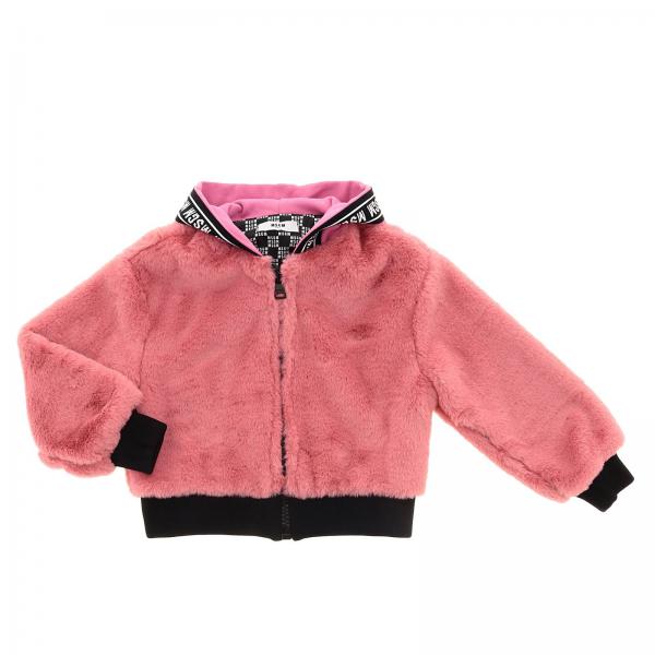 Msgm Kids Outlet: jacket for girls - Pink | Msgm Kids jacket 021642 ...