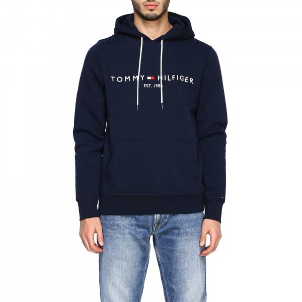 TOMMY HILFIGER: Sweatshirt men - Blue | Sweatshirt Tommy Hilfiger ...