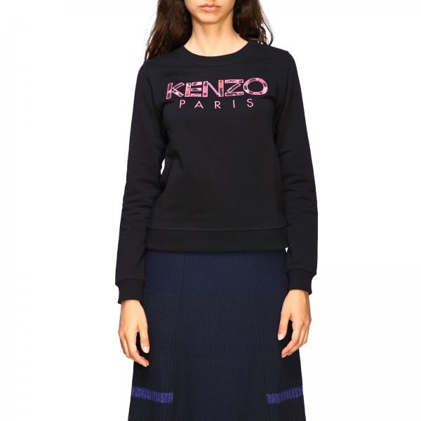 Kenzo Outlet: sweatshirt for woman - Black | Kenzo sweatshirt ...
