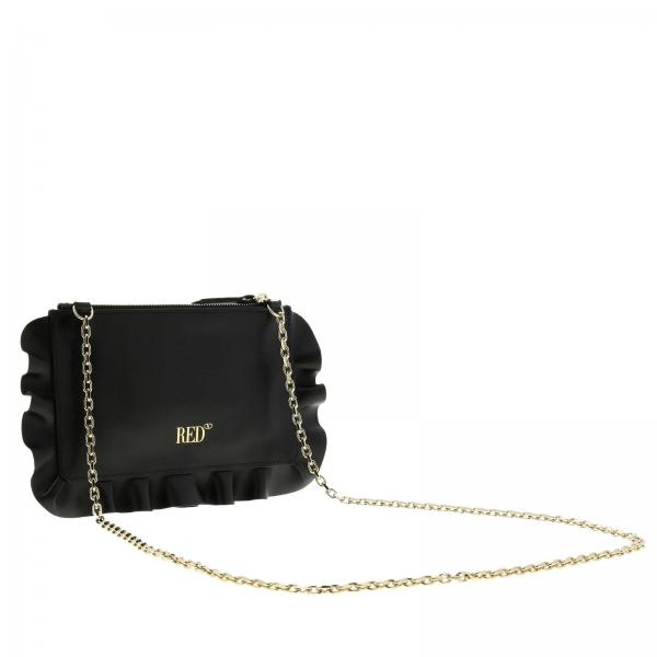 Borse vNeroPochette Sq2p0a52 Pelle In Czc Rouches E Red A Tracolla Con Cuori Donna PilkXwuTOZ