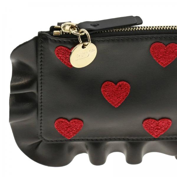Borse vNeroPochette Sq2p0a52 Pelle In Czc Rouches E Red A Tracolla Con Cuori Donna PilkXwuTOZ