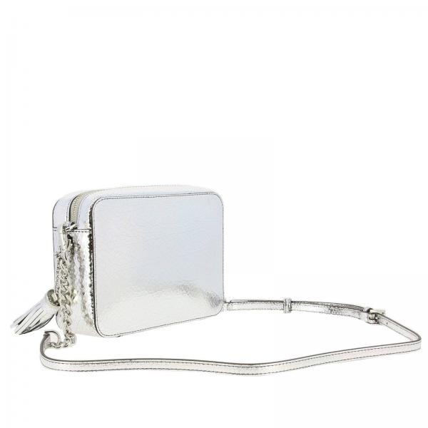 Kors Donna ArgentoBorsa Michael Bag In 32t9sf5m2m Borse Tote Logo Camera Con Pelle Laminata lc1KFJ