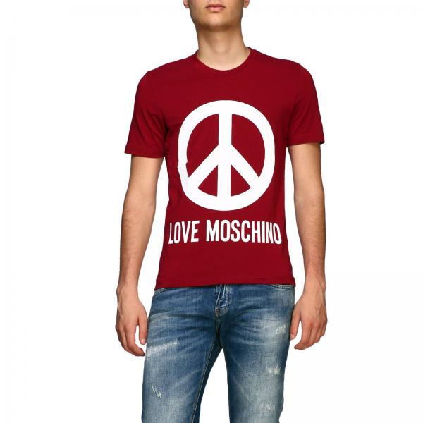 Love Moschino Outlet: t-shirt for men - Red | Love Moschino t-shirt ...