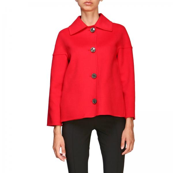 Marni Outlet: Blazer women - Raspberry | Jacket Marni GIMA0021K1TW840 ...