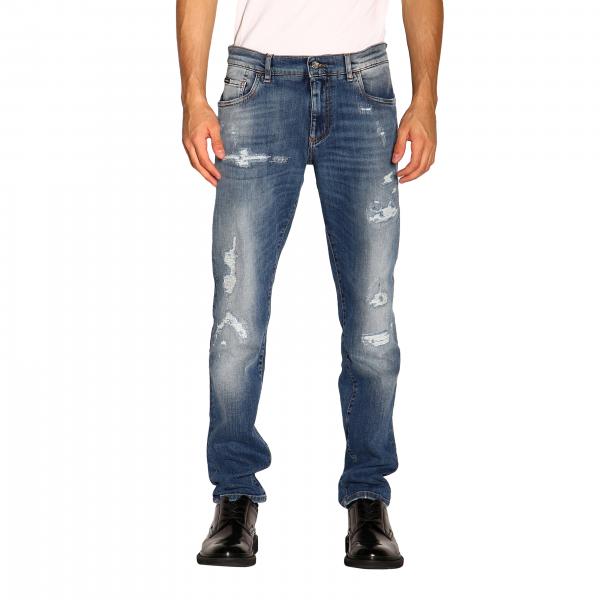 Dolce & Gabbana Outlet: Jeans men - Denim | Jeans Dolce & Gabbana ...