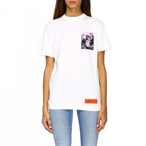 Heron Preston Outlet: T-shirt women | T-Shirt Heron Preston Women White ...