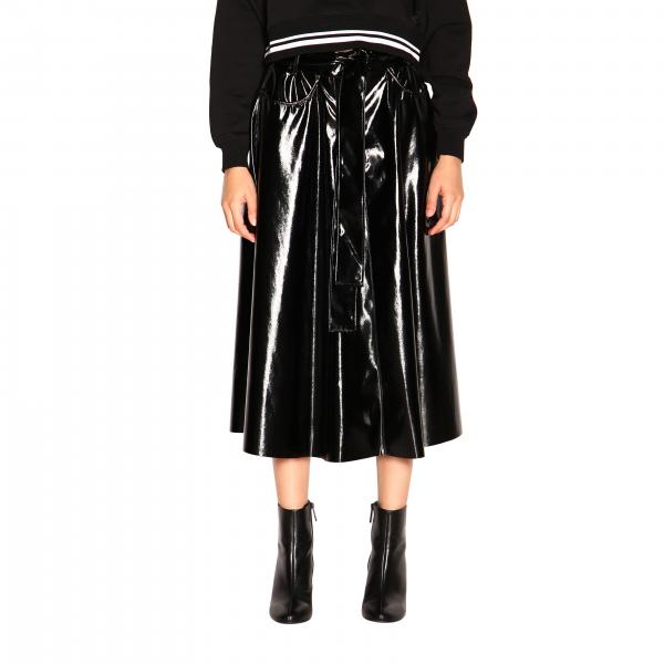 Msgm Outlet: Skirt women - Black | Skirt Msgm 2741MDD15A195615 GIGLIO.COM