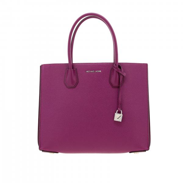 michael kors burgundy tote bag