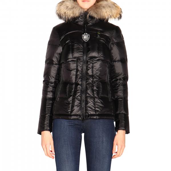 BLAUER: Coat women - Black | Jacket Blauer WBLDC03086 005050 GIGLIO.COM