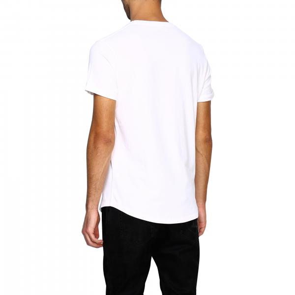 Logo BalmainA Sh11135i107 Uomo T Con Maniche Corte Maxi shirt EIH2bD9WeY