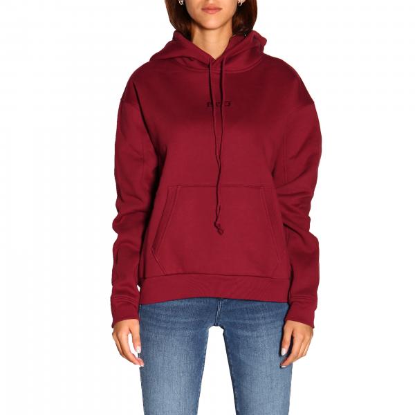 LEVI'S: hoodie - Burgundy | Levi's sweatshirt 74318 online on 