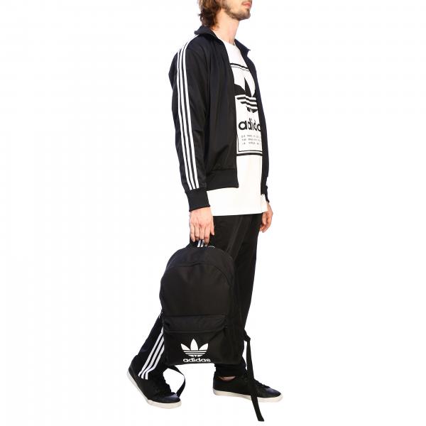 Uomo Williams Zaino Stampa In Ed8667 NeroBy Tela Adidas Pharrell Con Originals 8wPnOk0