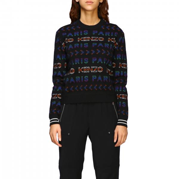 Kenzo Outlet: Sweater women - Black | Sweater Kenzo F962TO608812 GIGLIO.COM