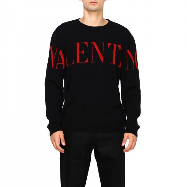 VALENTINO: sweater for man - Black | Valentino sweater SV0KC04J 5GE ...