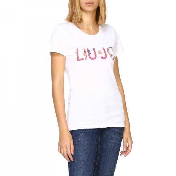 Liu Jo Outlet: t-shirt for woman - White | Liu Jo t-shirt W69377J7821 ...