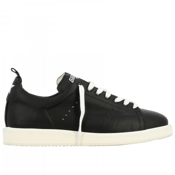 Sneakers Golden Goose in pelle con micro fori e suola in gomma