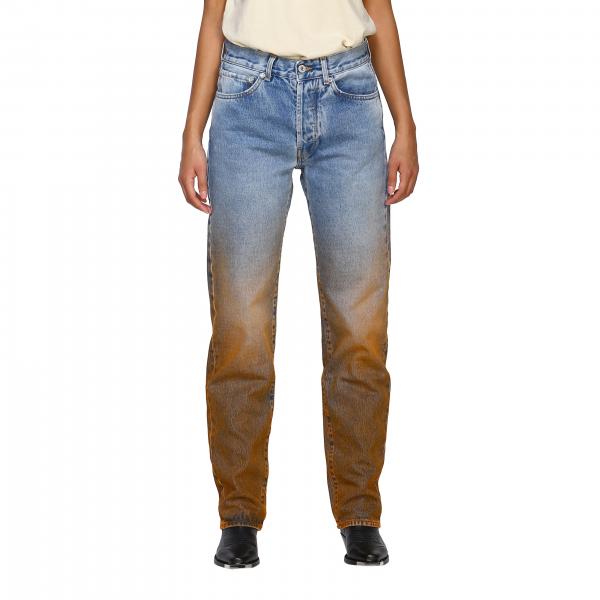 off white blue pants