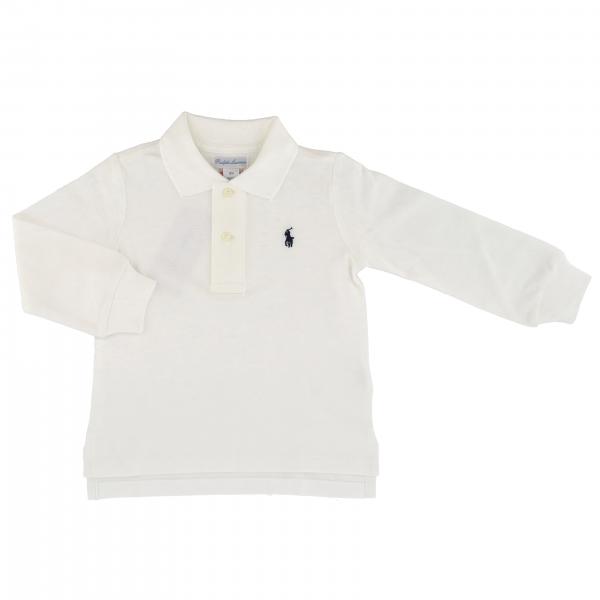 Polo Ralph Lauren Kid Outlet: t-shirt for boy - White | Polo Ralph ...