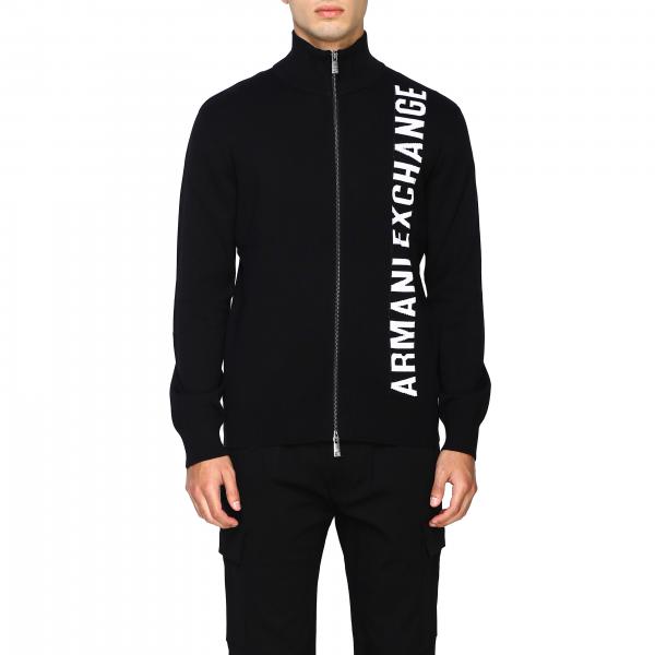 Armani Exchange Outlet: Sweater men | Sweater Armani Exchange Men Black ...