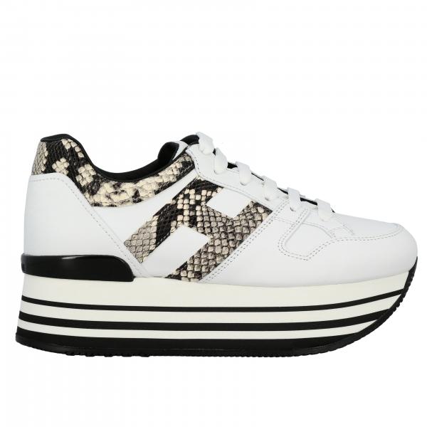 Hogan Outlet: sneakers for woman - White | Hogan sneakers HXW2830T548 ...