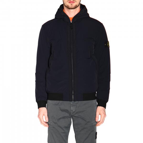 Stone Island Outlet: Jacket men | Jacket Stone Island Men Blue | Jacket ...